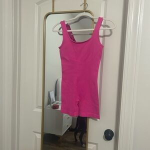Amazon Pink Sleeveless Romper